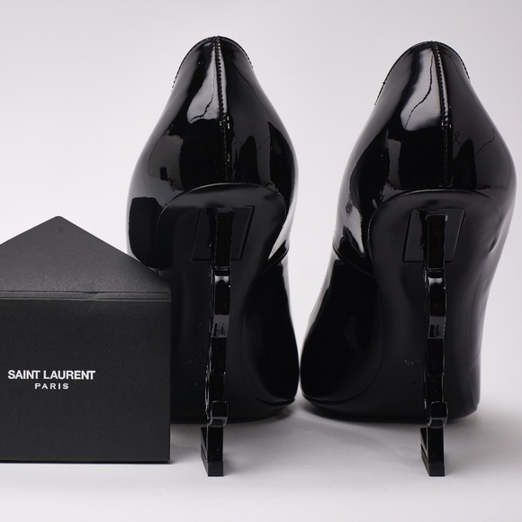 Never Worn, Saint Laurent YSL 110mm Opyum Patent Leather Pumps - Picture 1 of 10